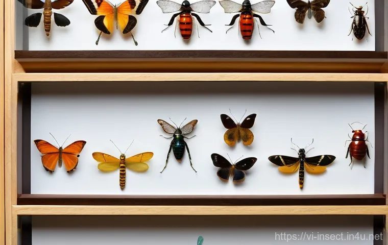 곤충 표본 제작 팁 - **Image Prompt 2: The Eager Collector**
    A vibrant outdoor scene featuring a young man, wearing a...